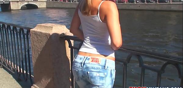  HOT ANAL PORN SEXY RUSSIAN GIRL IN JEANS